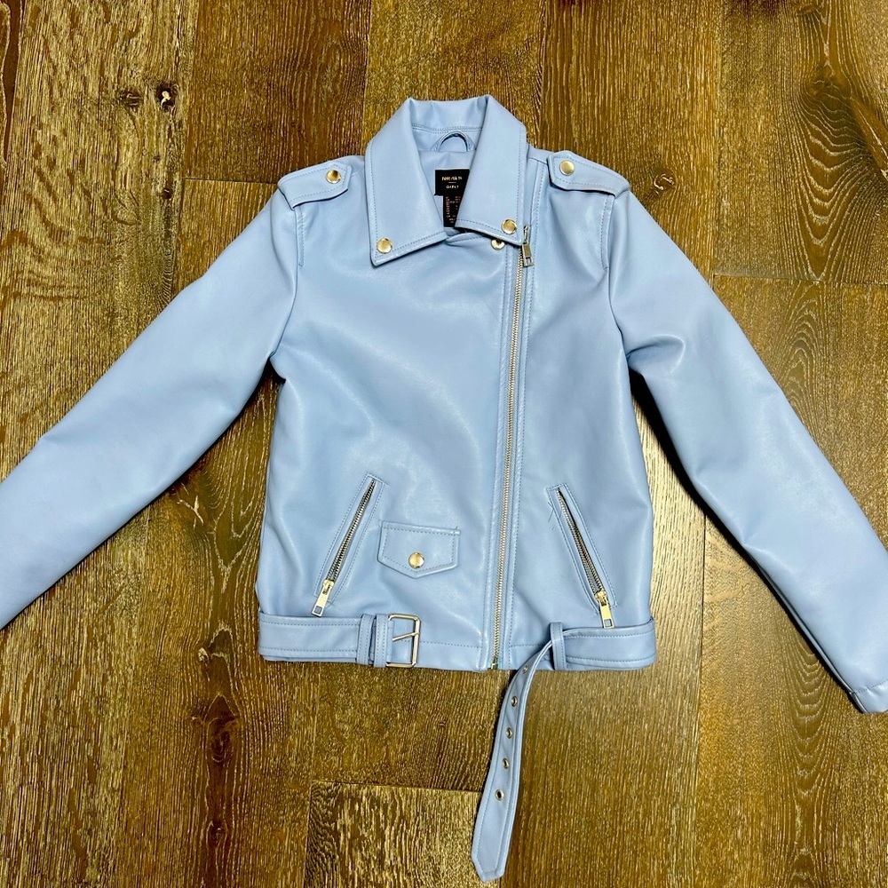 Girls Forever 21 fake leather jacket
